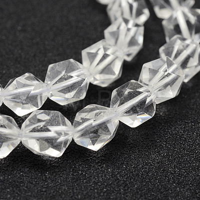 Natural Quartz Crystal Beads Strands G-F523-46-6mm-1