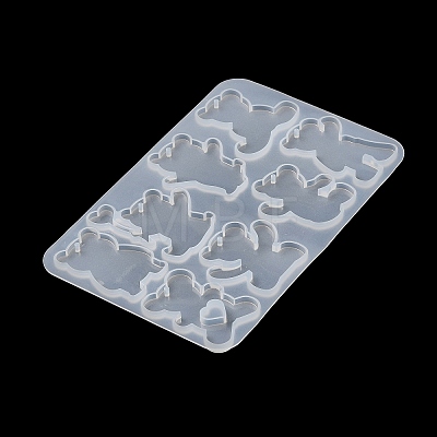 Bear DIY Pendant Silhouette Silicone Molds X1-SIL-F010-02-1