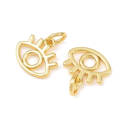 Brass Charms KK-G549-09G-1