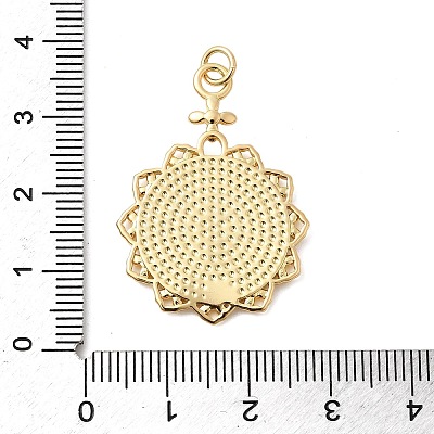Natural Shell Pendants KK-H529-02G-01-1