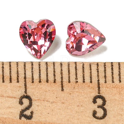 Glass Rhinestone Cabochons RGLA-L029-16B-209-1