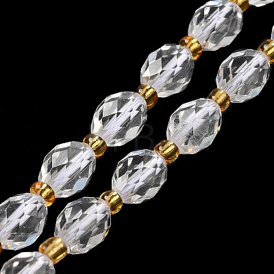 Natural Quartz Crystal Beads Strands G-H297-C05-01-1
