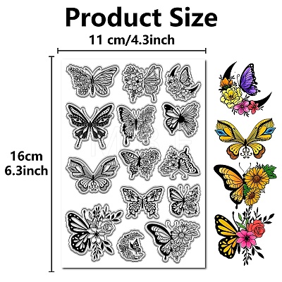 Custom PVC Plastic Clear Stamps DIY-WH0439-0105-1