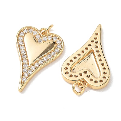 SHEGRACE Valentine's Day Brass Clear Cubic Zirconia Pendants XGRQ3K759-561G-1