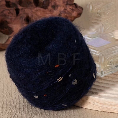 Sequin Mohair Yarn PW-WG50952-14-1