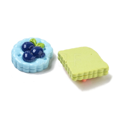 Cute Opaque Resin Imitaiton Food Decoden Cabochons RESI-S02-07-1