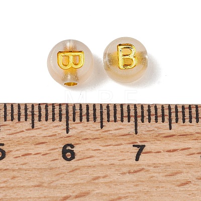 Luminous Transparent Acrylic Beads OACR-P037-01B-B-1