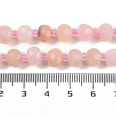 Natural Pink Aventurine Beads Strands G-H057-A07-01-1