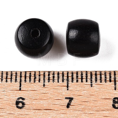 Natural Ebony Wood Apple Beads WOOD-N016-51-1