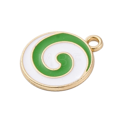 Christmas Alloy Enamel Pendants ENAM-S027-01D-G-1