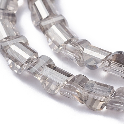 Electroplate Glass Beads Strands EGLA-L023B-PL01-1