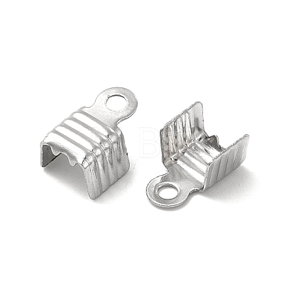 304 Stainless Steel Folding Crimp Ends STAS-P319-02P-1