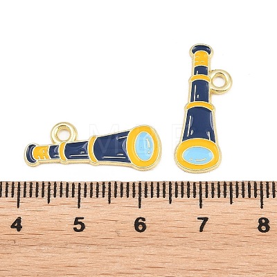 Alloy Enamel Pendants FIND-E057-01B-1