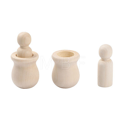Wooden Jar Sets PW-WG90711-01-1