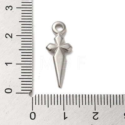 Non-Tarnish 304 Stainless Steel Pendants STAS-R223-05A-1