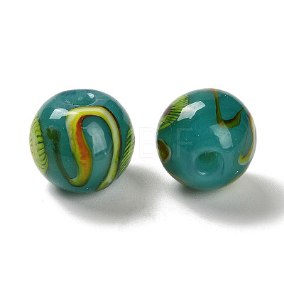 Handmade Opaque Lampwork Beads LAMP-C016-04B-03-1