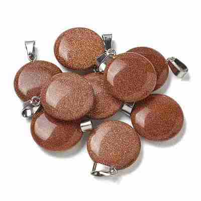 Synthetic Goldstone Pendants G-B127-14P-08-1