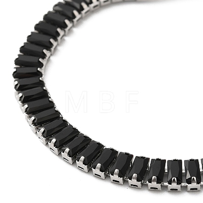 Cubic Zirconia Tennis Bracelet BJEW-M301-04P-02-1