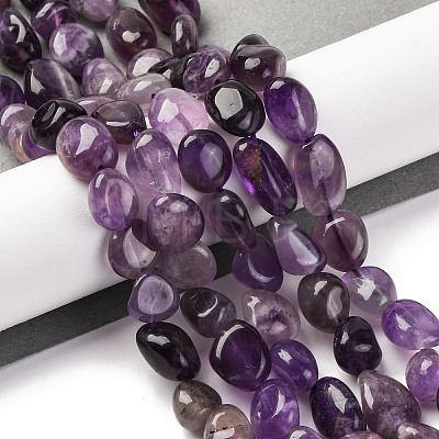 Natural Amethyst Beads Strands G-G146-A09-02-1