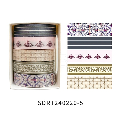 Washi Tape Cute Printed Patterns Decorative Tapes PW-WG093AB-05-1