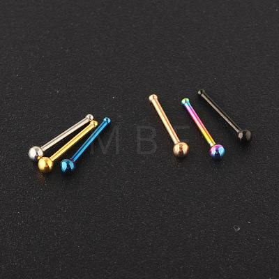 304 Stainless Steel Round Ball Nose Bone Rings WG2C4E4-03-1