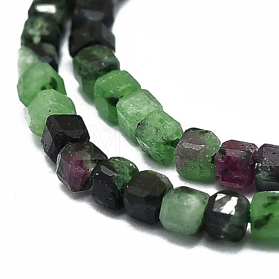 Natural Ruby in Zoisite Beads Strands G-E576-72-1
