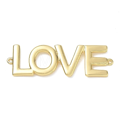 Brass Connector Charms KK-CBAE532-01B-G-1