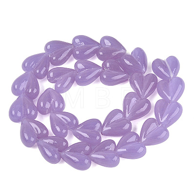 Handmade Lampwork Beads Strands LAMP-Q041-05B-1