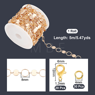  DIY Chain Bracelet Necklace Making Kit DIY-NB0009-31-1