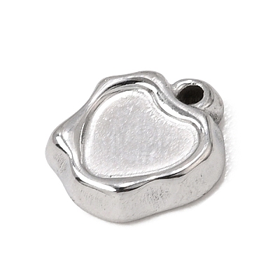 304 Stainless Steel Pendant Cabochon Settings SA-CBA9B1E-01A-P-1