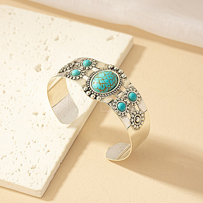 Alloy Cuff Bangles for Women WGC807D-02-1