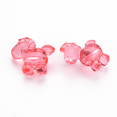 Transparent Acrylic Beads TACR-S154-47B-1