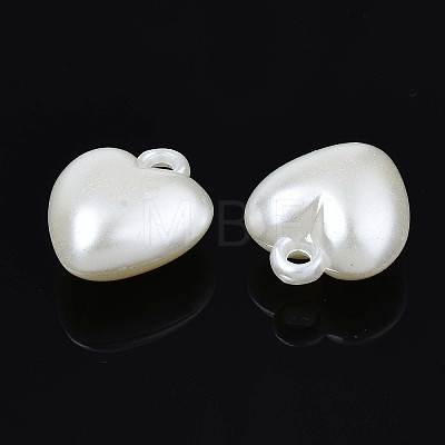 Acrylic Imitation Pearl Pendants OACR-N134-006-1