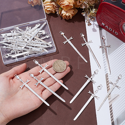 30Pcs Alloy Big Pendants FIND-UN0010-38-1