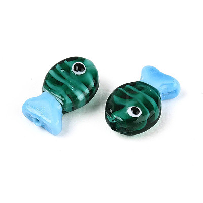 Handmade Lampwork Beads Strands LAMP-N021-41-A09-1
