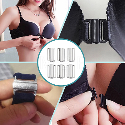 15Pcs Alloy Bikini Bra Closure Buckle FIND-PH0027-17-1