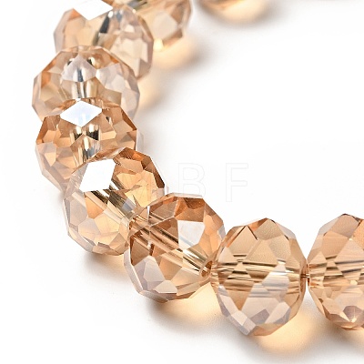 Handmade Imitate Austrian Crystal Faceted Rondelle Glass Beads X-G02YI0Q4-1