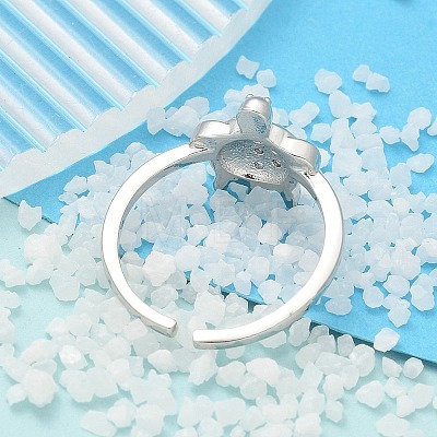 304 Stainless Steel Open Cuff Finger Rings for Women RJEW-B109-07P-01-1