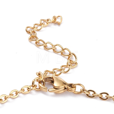 304 Stainless Steel Link Chain Bracelets BJEW-I295-08G-1