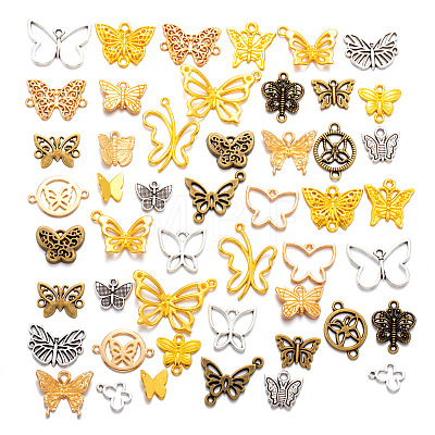 Alloy Pendants & Links Connector Charms Sets PW-WG0DFB9-10-1