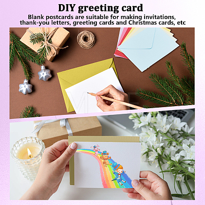 35Pcs 7 Colors Paper Envelope DIY-OC0015-11-1