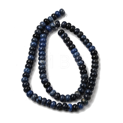 Natural Dumortierite Beads Strands G-A280-A09-01-1