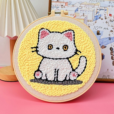 DIY Punch Embroidery Beginner Kits for Beginners PW-WG207F1-05-1