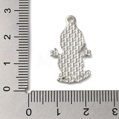 Winter Theme Alloy Enamel Pendants ENAM-M002-04O-P-1