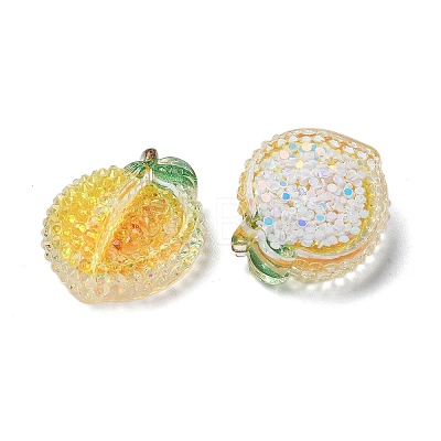 Fruit Transparent Epoxy Resin Decoden Cabochons CRES-I030-23C-1