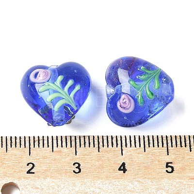 Handmade Transparent Lampwork Beads BLOW-D300-07J-1