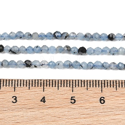 Natural Devil Blue Aquamarine Beads Strands GG-CBAF158-D01-04-1