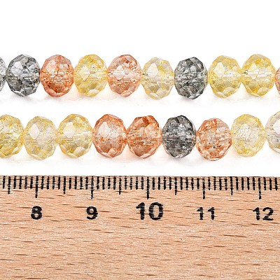 Transparent Glass Beads Strands GLAA-T023-8mm-A10-1