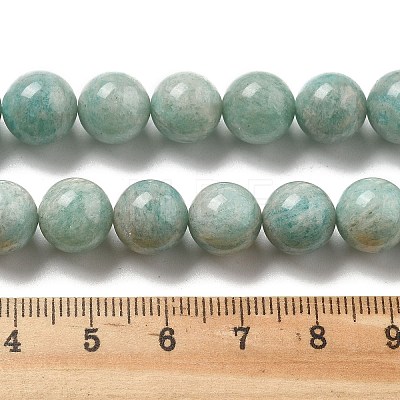 Natural Amazonite Beads Strands G-L618-A01-10mm-1