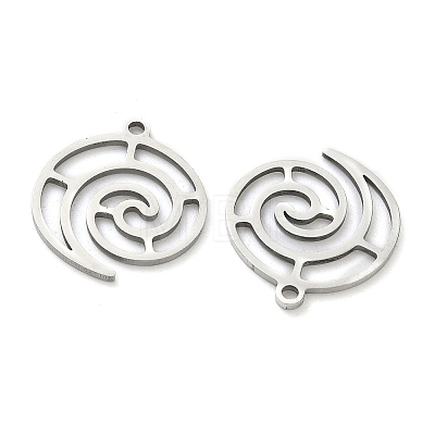201 Stainless Steel Pendants STAS-F337-02P-1